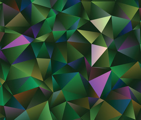 Modern polygonal abstract background. Low poly crystal pattern. Graphic resource for your backgrounds, wallpaper, screen savers, covers, print, business cards, posters.