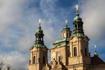 Obraz premium Saint Nicolaus church in Prague, Czech republic