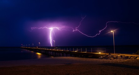 Rosebud Lightning Storm