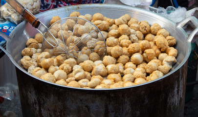 Fried fish balls
