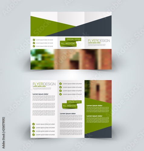tri fold brochure design