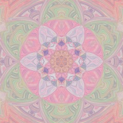 Digital painting diamond mandala. Creative print pattern. Fantasy fractal design. Feng Shui and yoga art. East style artwork. Indian traditional artistic decor. Sacred geometry kaleidoscopic wallpaper