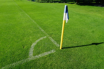 Eckfahne Fußballplatz