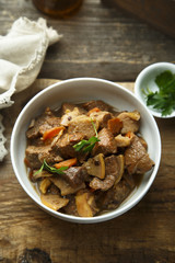 Beef stew with quince