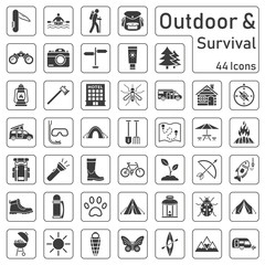 Outdoor Survival Iconset