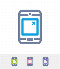 Mobile Pop-Up Ad - Zap Duo Icons . A professional, pixel-perfect icon.