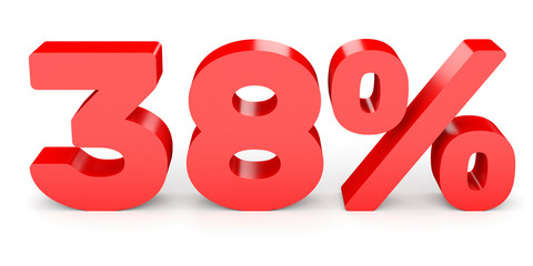 Thirty eight percent off. Discount 38 %.
