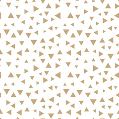 Fototapeta premium memphis style triangle seamless pattern