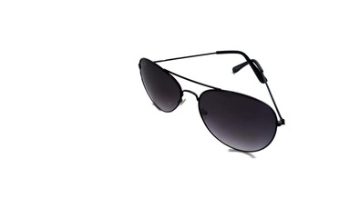 Sunglasses on white background. Isolated background. Fashion accessory. Subject photography.
