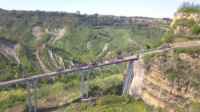 Civita di Bagnoregio aerial view