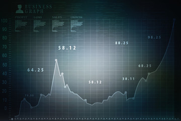 2D Digital Abstract Business Networking background