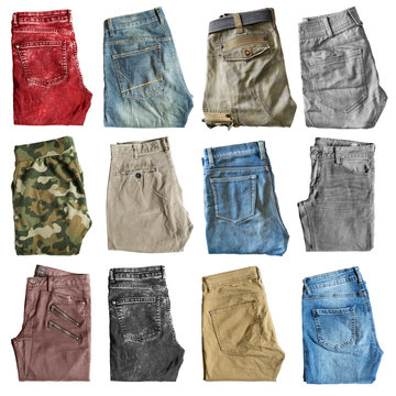 Folded Pants Isolated