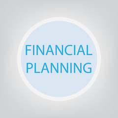 financial planning concept- vector illustration