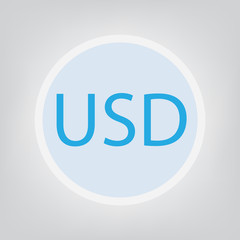 USD (american dollar) concept- vector illustration