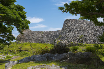 Nakijin Gusuku, Okinawa, Japan. 