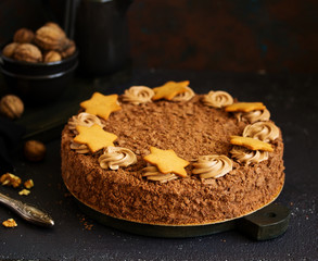 Chocolate cake.