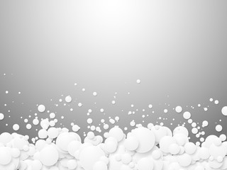 Obraz premium abstract white bubbles background