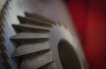 Gearwheel stay on lateral face