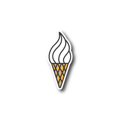 Ice cream cone patch