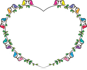 love Birds background design