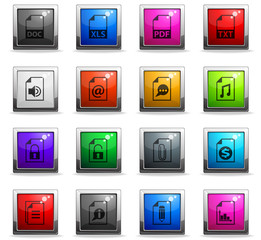 document icon set