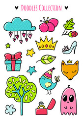 Vector doodle elements