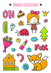 Fototapeta premium Vector doodle elements