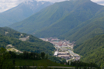 Russia, Sochi, Krasnaya Polyana, Rosa Khutor