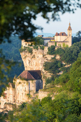 Village of Rocamadour in Lot department in France. 