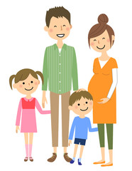 家族　ファミリー　妊婦