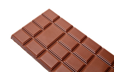 Dark milk whole chocolate bars stack isolated