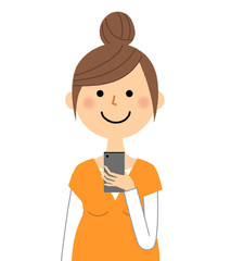 妊婦　プレママ　スマホ