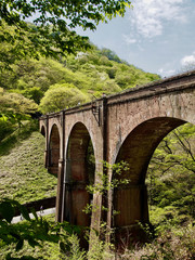 Fototapeta na wymiar Usui Pass Railroad inheritance Japan