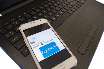 Pay Secure Concept on White