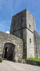 The ruins of Mugdock Castle in Mugdock country Park.