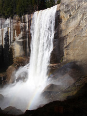 Vernal Waterfall - Yosemite National Park, Sierra Nevada, California 