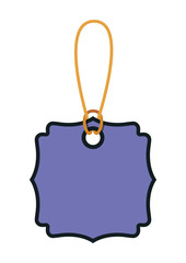 commercial tag hanging icon vector illustration design