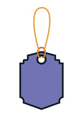 commercial tag hanging icon vector illustration design