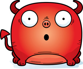 Fototapeta premium Surprised Little Devil
