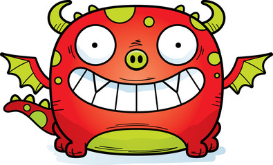 Happy Cartoon Dragon