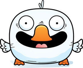 Cartoon Duckling Smiling