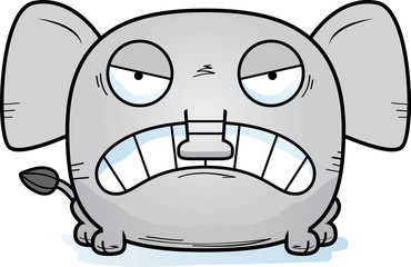 Angry Cartoon Elephant