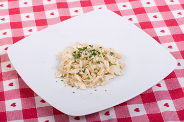 Cod stockfish with parsley - Baccal&agrave; in bianco con prezzemolo