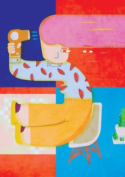 Anything for a good hair day