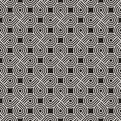 Vector seamless pattern. Modern stylish abstract texture. Repeating geometric tiles