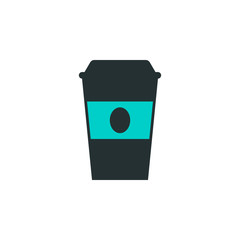 a cup of coffee icon. Element of web icon with one color for mobile concept and web apps. Isolated a cup of coffee icon can be used for web and mobile