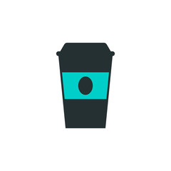 a cup of coffee icon. Element of web icon with one color for mobile concept and web apps. Isolated a cup of coffee icon can be used for web and mobile