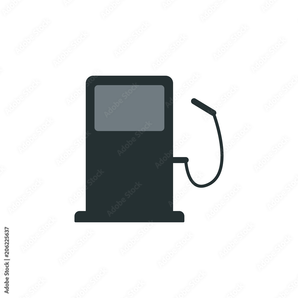 Aufkleber petrol filling machine icon. element of web icon with one color for mobile concept and web apps. iso