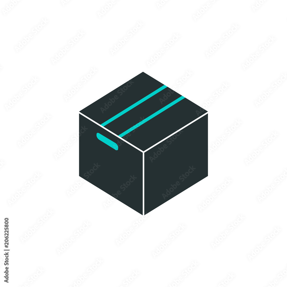 Poster packing box icon. element of web icon with one color for mobile concept and web apps. isolated packi