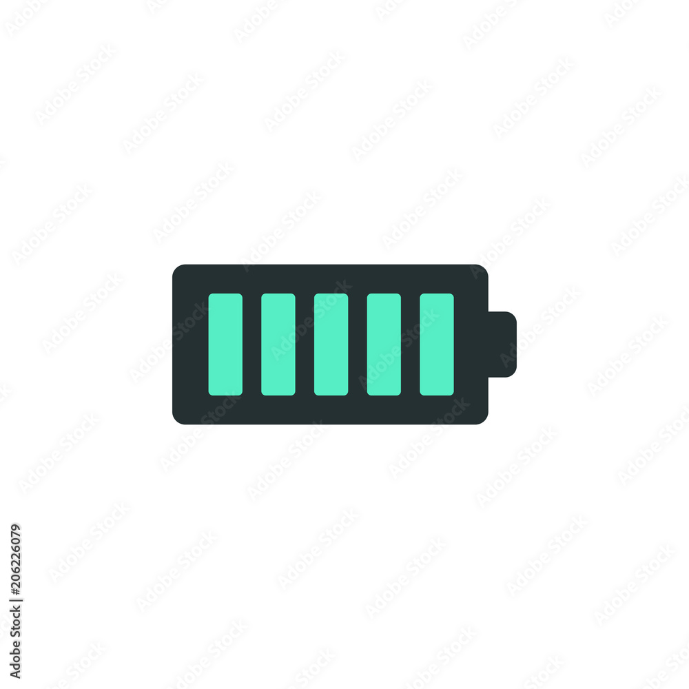 Poster full charge icon. element of web icon with one color for mobile concept and web apps. isolated full 